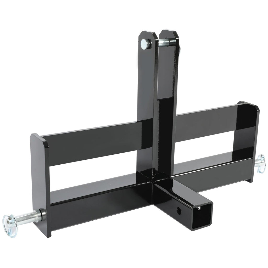 3 Point 2" Receiver Hitch Drawbar W/Suitcase Weight Bracket For CAT 1 Tractors