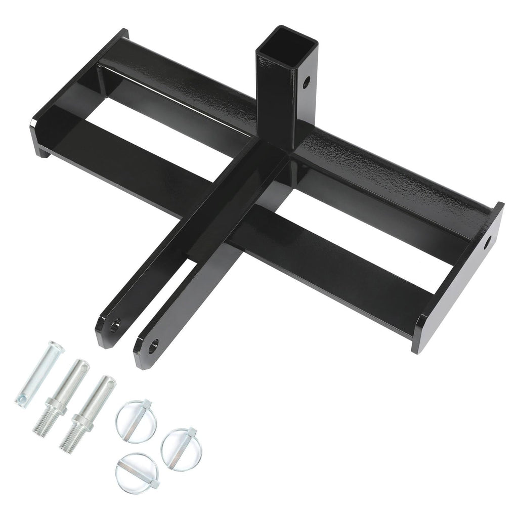3 Point 2" Receiver Hitch Drawbar W/Suitcase Weight Bracket For CAT 1 Tractors