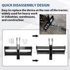 3 Point 2" Receiver Hitch Drawbar W/Suitcase Weight Bracket For CAT 1 Tractors