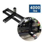 3 Point 2" Receiver Hitch Drawbar W/Suitcase Weight Bracket For CAT 1 Tractors