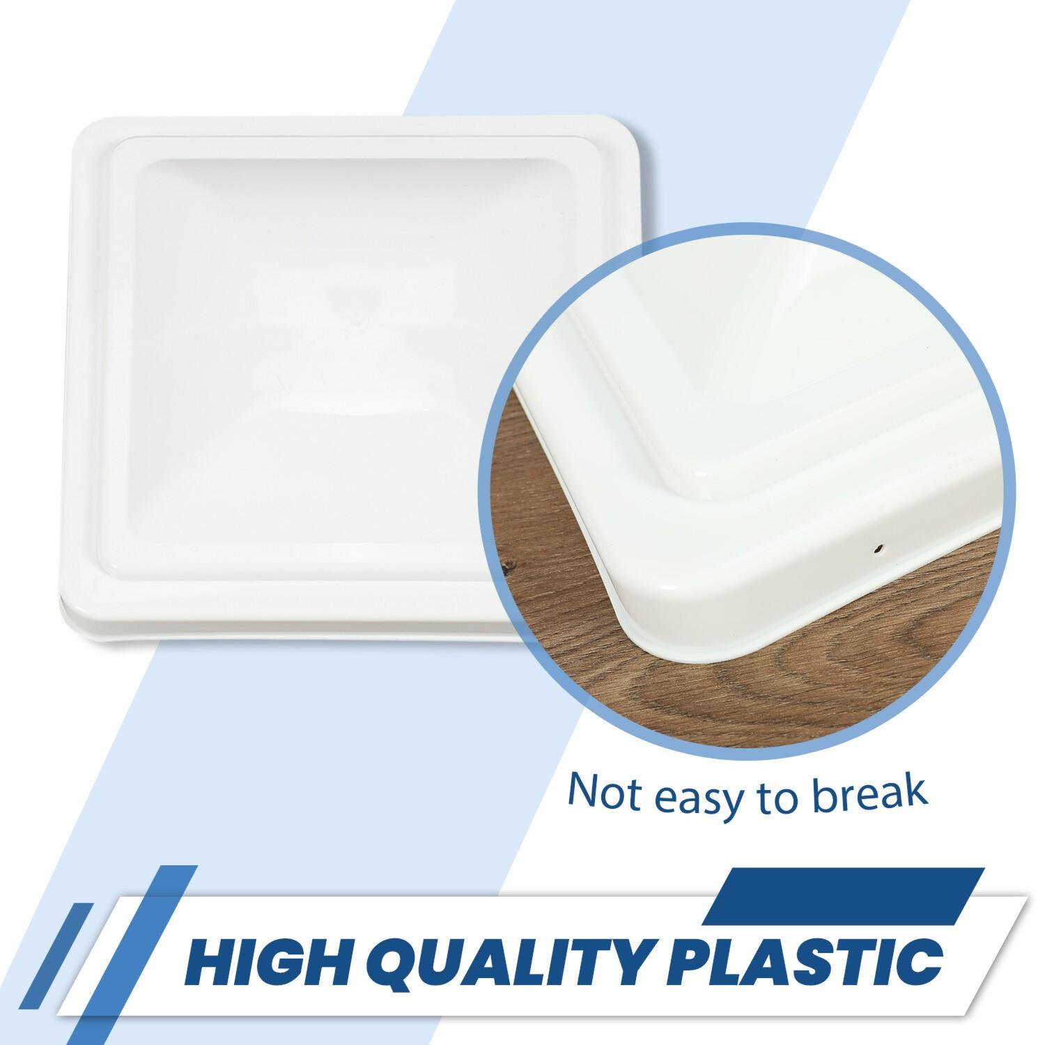 2Pack 14"X14" RV Replacement Roof Vent Cover White Camper (Trailer) Vent Cover