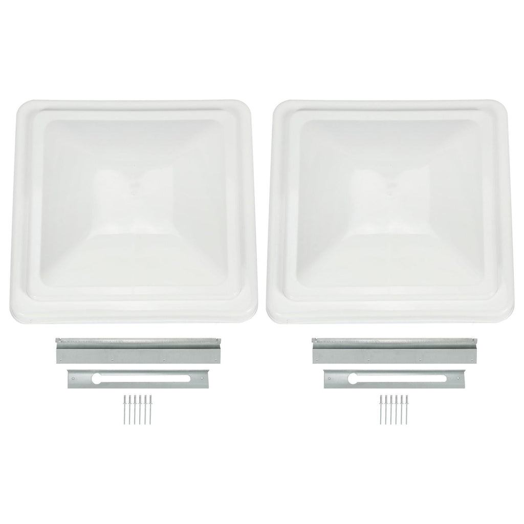 2Pack 14"X14" RV Replacement Roof Vent Cover White Camper (Trailer) Vent Cover