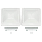 2Pack 14"X14" RV Replacement Roof Vent Cover White Camper (Trailer) Vent Cover