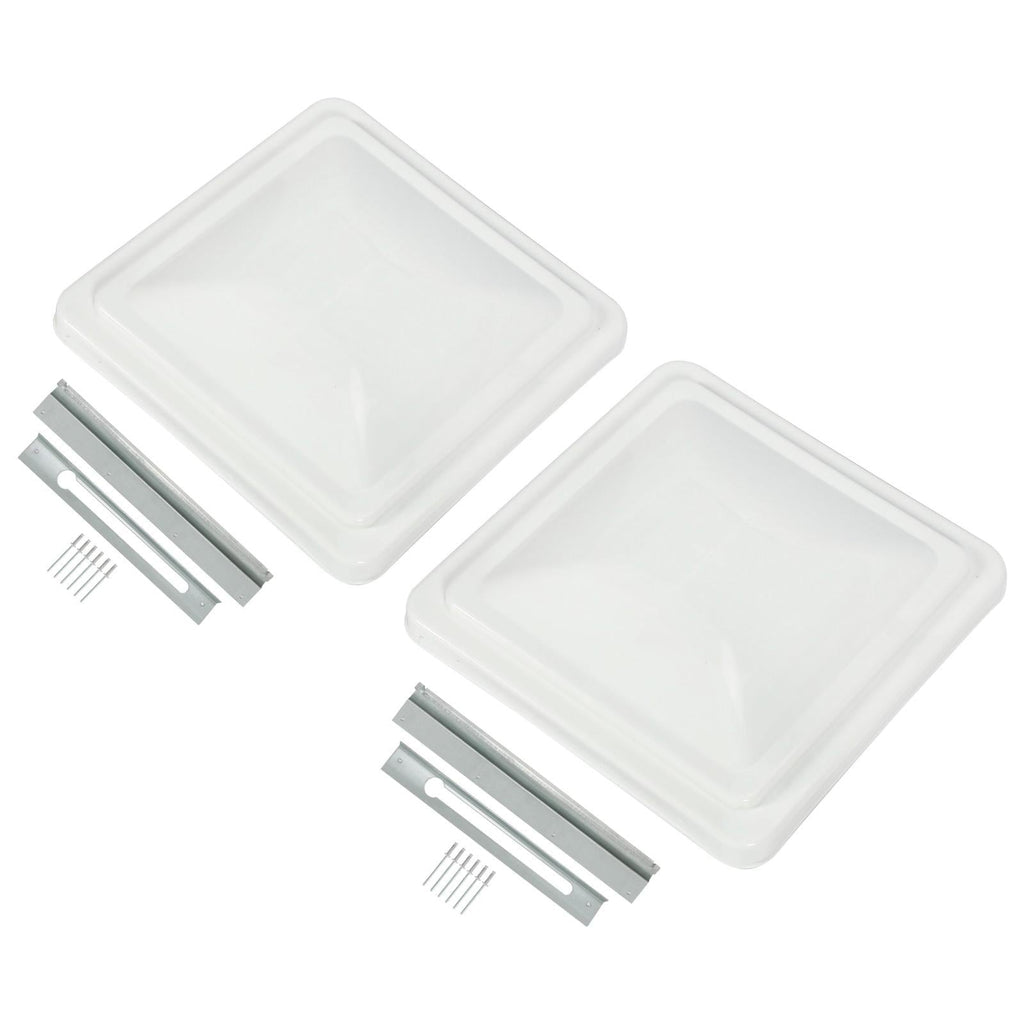 2Pack 14"X14" RV Replacement Roof Vent Cover White Camper (Trailer) Vent Cover
