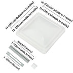 3 Pack RV Roof Vent Cover Lid White For Camper Trailer Air Ventline 14" X14"
