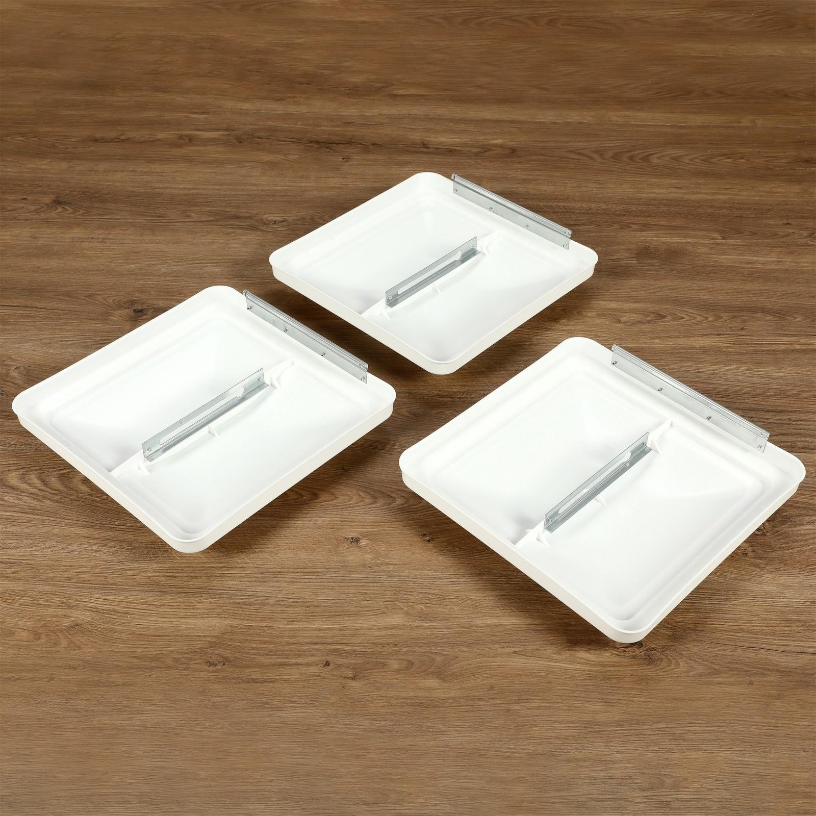 3 Pack RV Roof Vent Cover Lid White For Camper Trailer Air Ventline 14" X14"