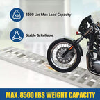72" X 15" 8500 LBS ALUMINUM Hook Ramp CAR TRUCK TRAILER Auto Hauler Pair 6FT