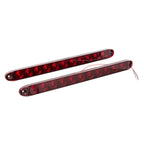 4X 16" 11 LED Red Truck Trailer Light Bar Stop Turn Tail Brake Light Strip Kit