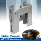 Boat Adjustable 4'' Outboard Boat Aluminum Motor Jack Plate Tool Silver