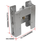Boat Adjustable 4'' Outboard Boat Aluminum Motor Jack Plate Tool Silver