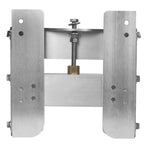 Boat Adjustable 4'' Outboard Boat Aluminum Motor Jack Plate Tool Silver