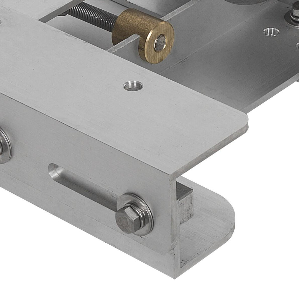 Boat Adjustable 4'' Outboard Boat Aluminum Motor Jack Plate Tool Silver