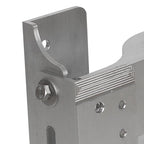 Boat Adjustable 4'' Outboard Boat Aluminum Motor Jack Plate Tool Silver