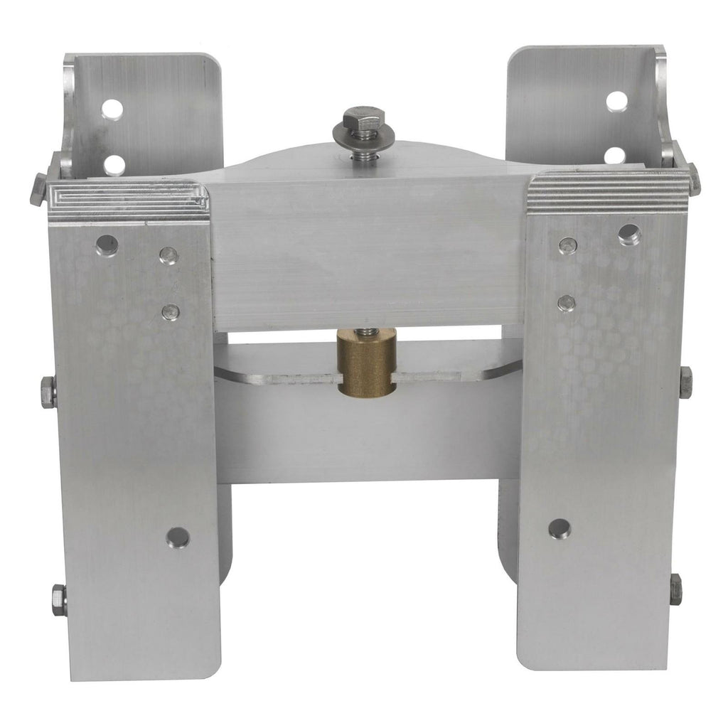 Boat Adjustable 4'' Outboard Boat Aluminum Motor Jack Plate Tool Silver