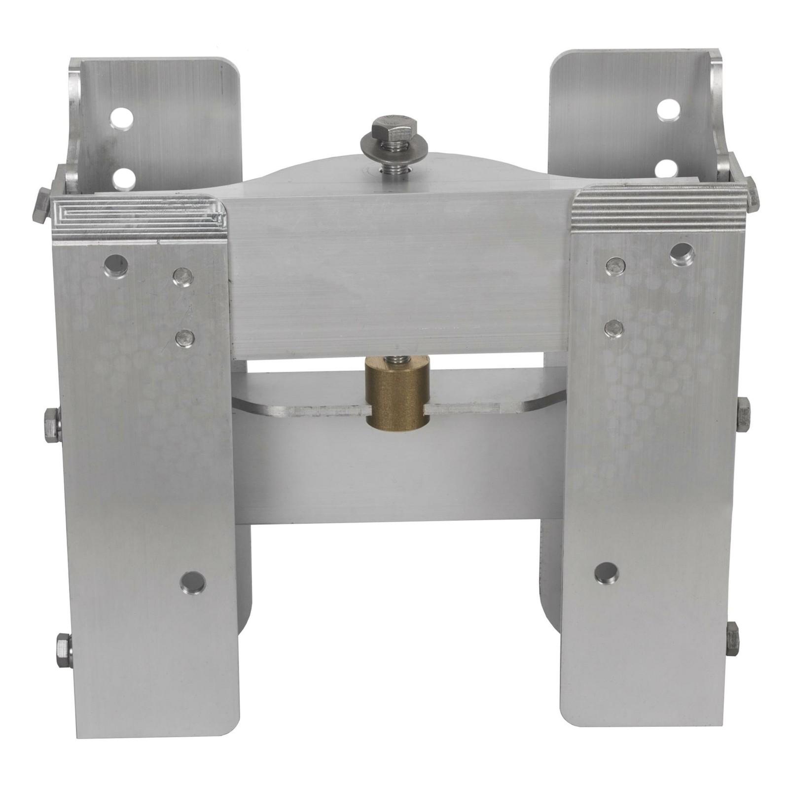 Boat Adjustable 4'' Outboard Boat Aluminum Motor Jack Plate Tool Silver