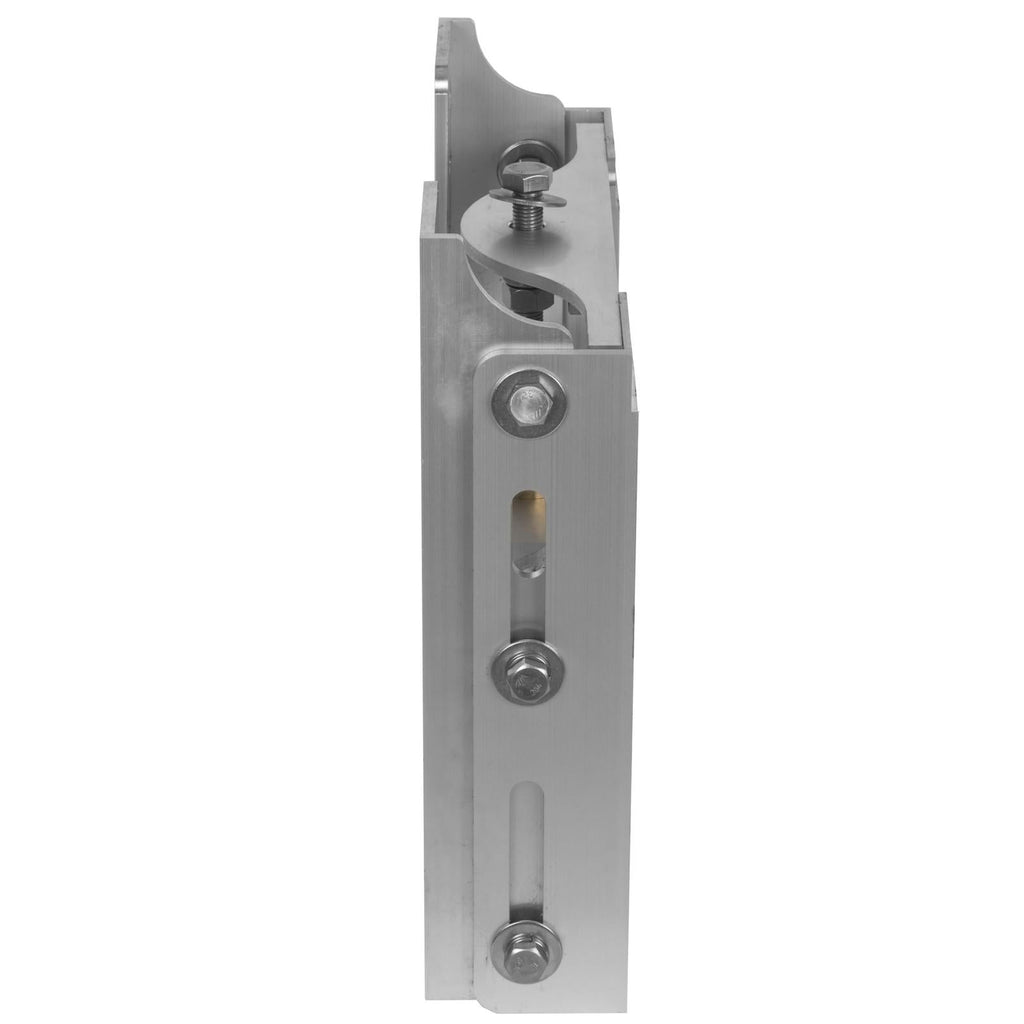 Boat Adjustable 4'' Outboard Boat Aluminum Motor Jack Plate Tool Silver