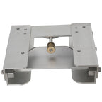 Boat Adjustable 4'' Outboard Boat Aluminum Motor Jack Plate Tool Silver