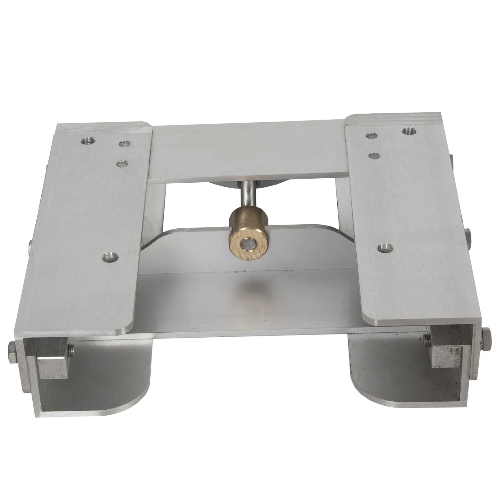 Boat Adjustable 4'' Outboard Boat Aluminum Motor Jack Plate Tool Silver