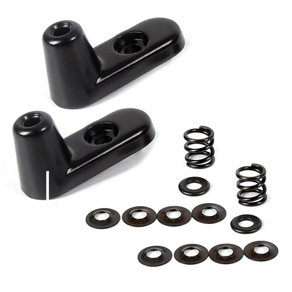 Bracket Sun Visor Repair Kit For Jeep Wrangler 2003-2006 Aluminum 924-532 2PCS