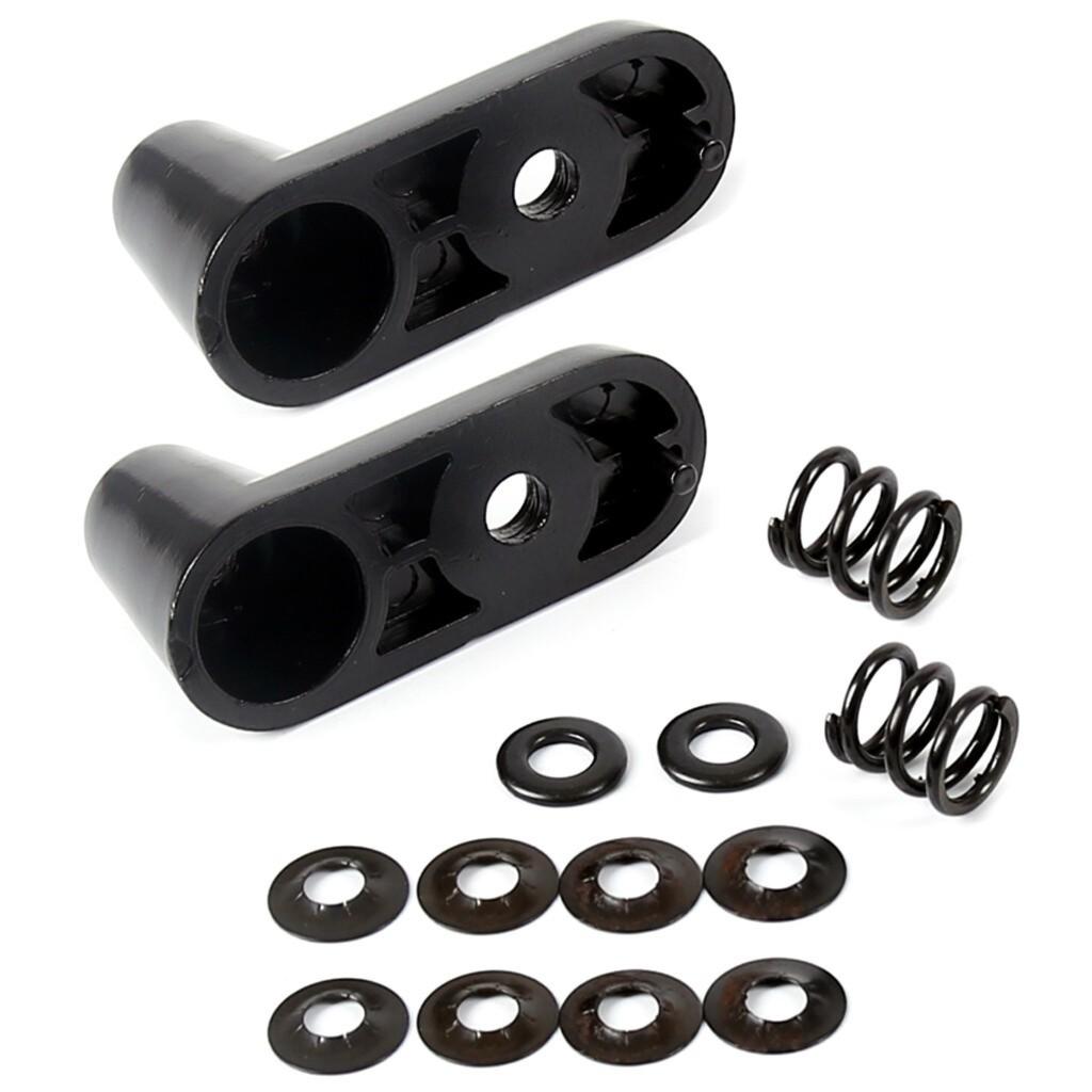Bracket Sun Visor Repair Kit For Jeep Wrangler 2003-2006 Aluminum 924-532 2PCS