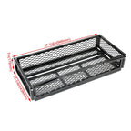 Front For  ATV Drop Cargo Basket Rack Storage Carrier Kit Universal Steel Black