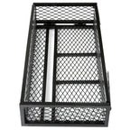 Front For  ATV Drop Cargo Basket Rack Storage Carrier Kit Universal Steel Black