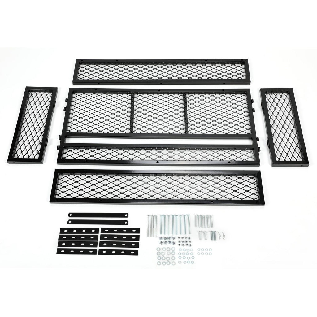 Front For  ATV Drop Cargo Basket Rack Storage Carrier Kit Universal Steel Black