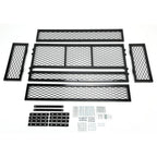 Front For  ATV Drop Cargo Basket Rack Storage Carrier Kit Universal Steel Black