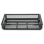 Front For  ATV Drop Cargo Basket Rack Storage Carrier Kit Universal Steel Black