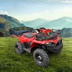 Front For  ATV Drop Cargo Basket Rack Storage Carrier Kit Universal Steel Black