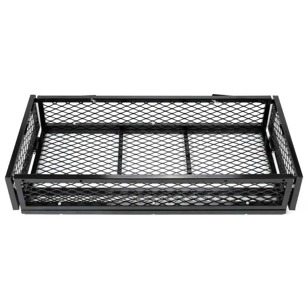 Front For  ATV Drop Cargo Basket Rack Storage Carrier Kit Universal Steel Black