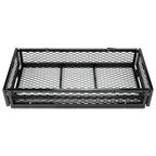 Front For  ATV Drop Cargo Basket Rack Storage Carrier Kit Universal Steel Black