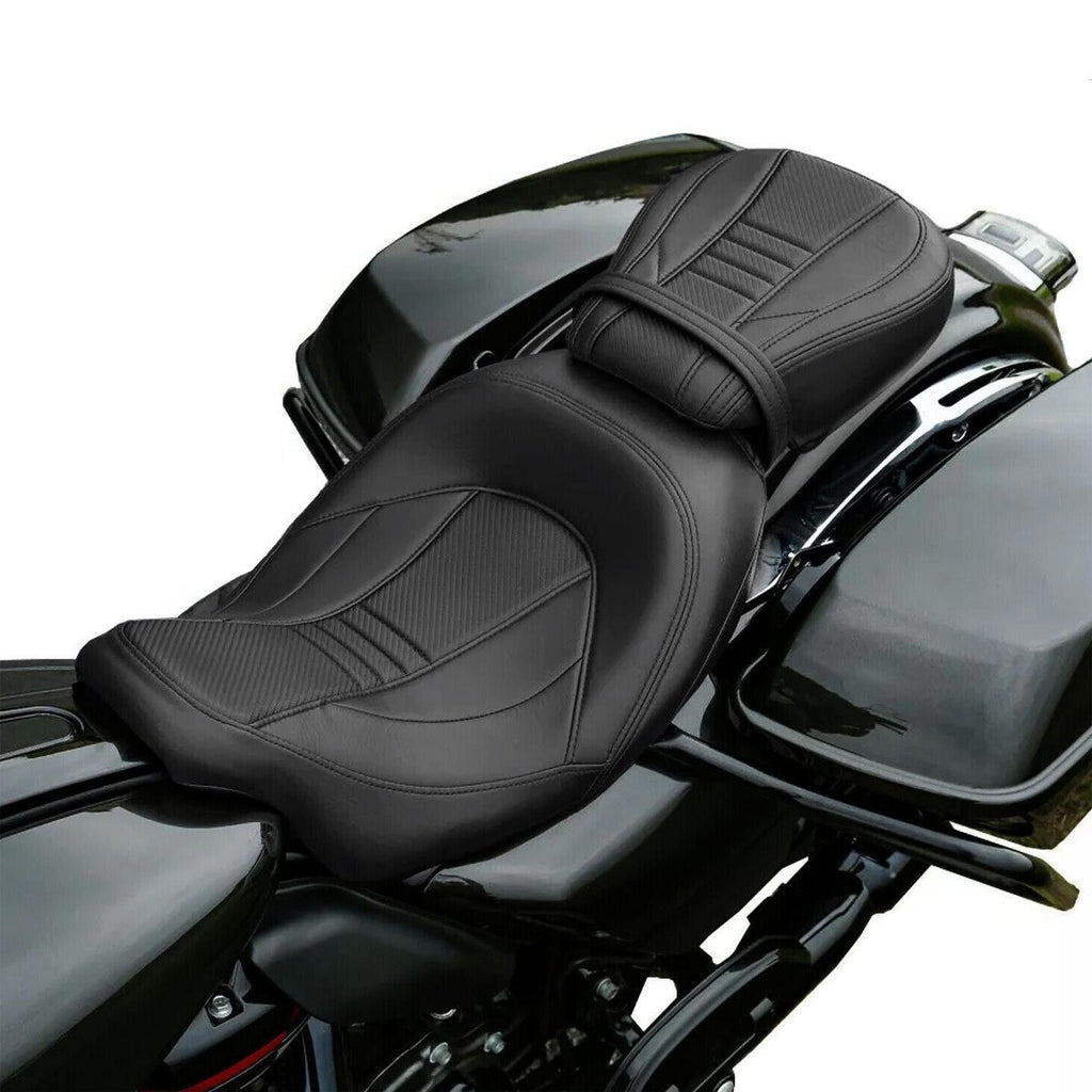 Low-Profile Driver Passenger Seat Fit For Harley Touring Road Glide 2009-2023