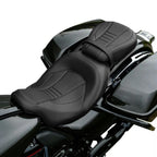 Low-Profile Driver Passenger Seat Fit For Harley Touring Road Glide 2009-2023