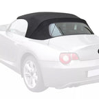 For 2003-2008 BMW Z4 Convertible Coupe Soft Top with Heated Glass Window, Black