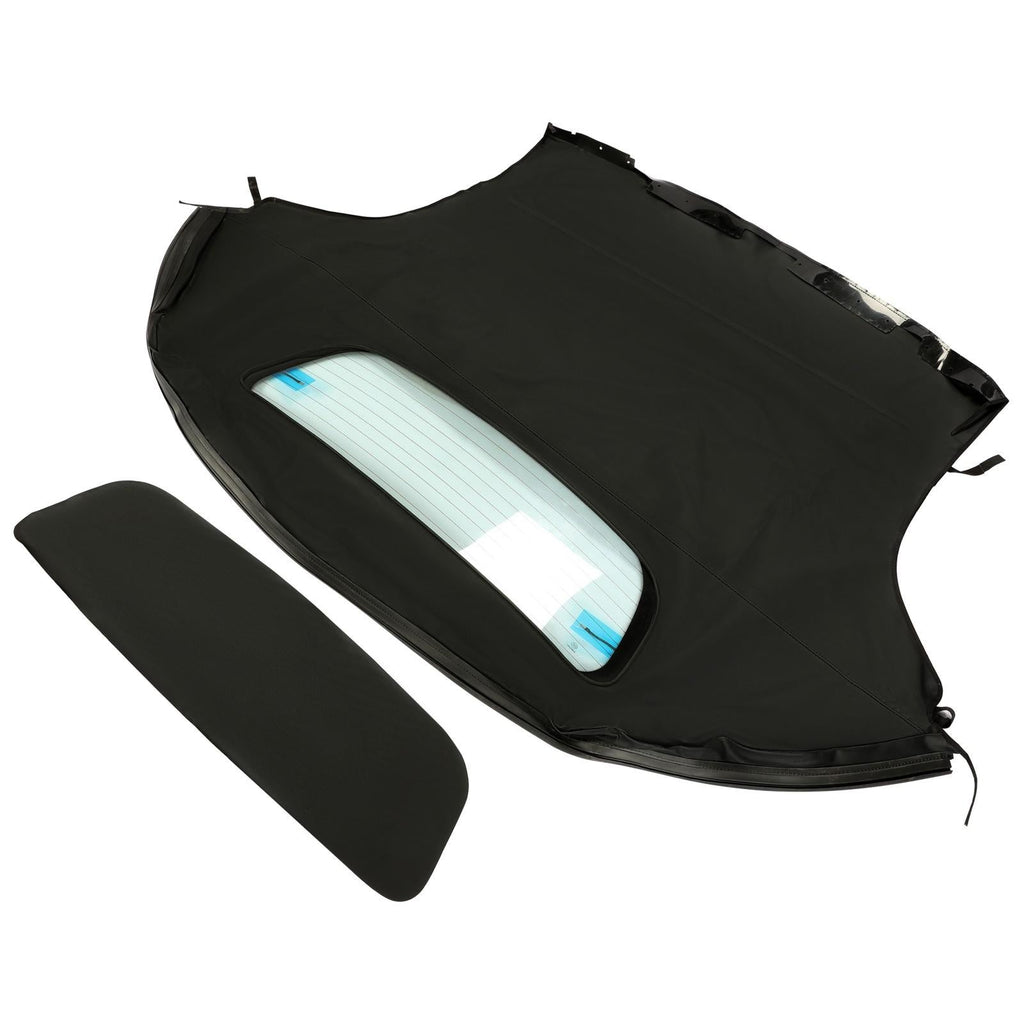 For 2003-2008 BMW Z4 Convertible Coupe Soft Top with Heated Glass Window, Black