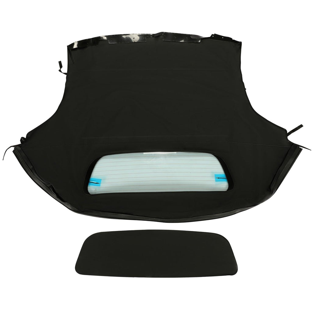 For 2003-2008 BMW Z4 Convertible Coupe Soft Top with Heated Glass Window, Black