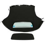 For 2003-2008 BMW Z4 Convertible Coupe Soft Top with Heated Glass Window, Black