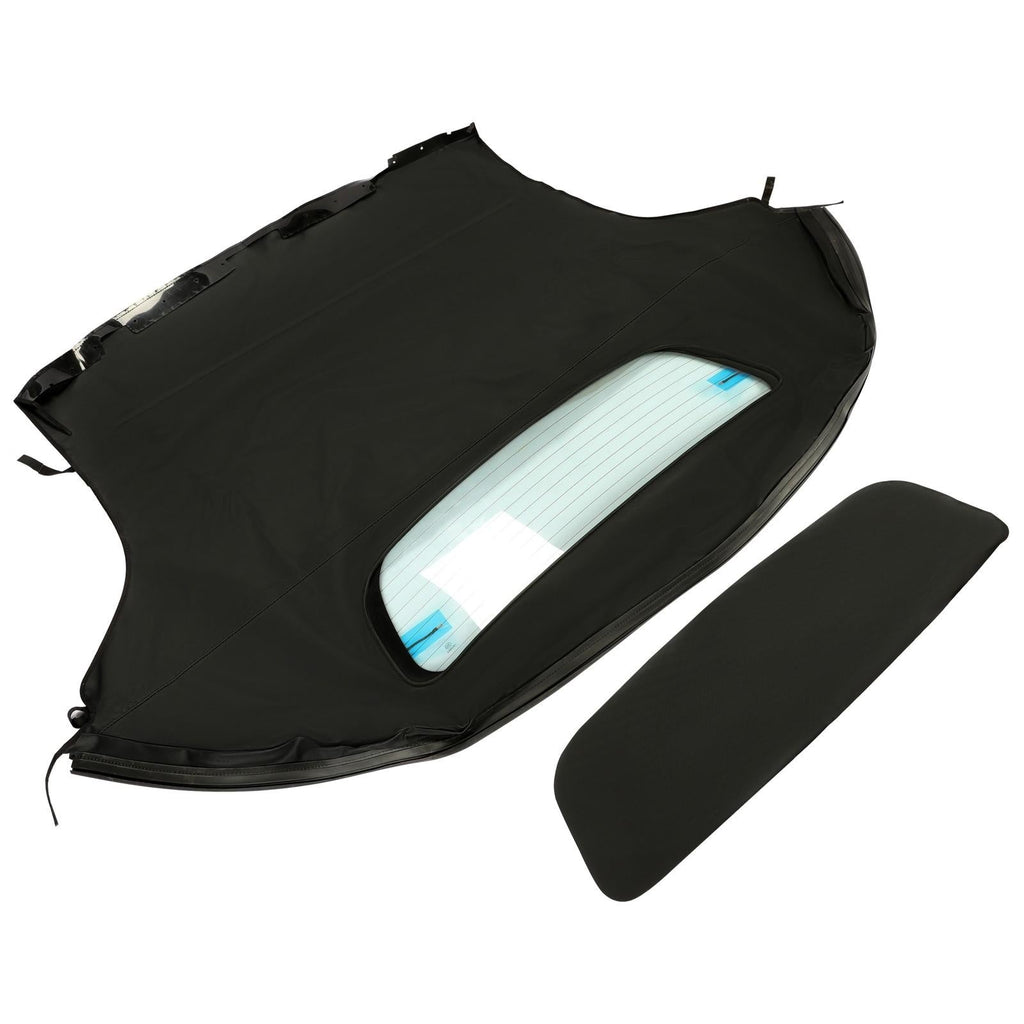 For 2003-2008 BMW Z4 Convertible Coupe Soft Top with Heated Glass Window, Black