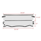 Folding Front Windshield Clear For 2016+ Kawasaki Teryx 800/Teryx4 800 2016-2024