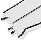 Folding Front Windshield Clear For 2016+ Kawasaki Teryx 800/Teryx4 800 2016-2024