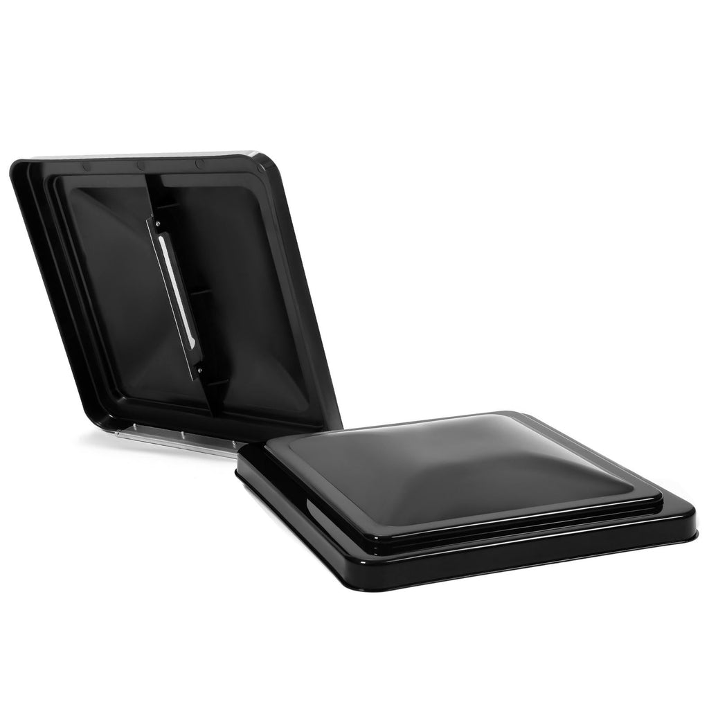 2PCS 14"X14" For RV Replacement Black Roof Vent Cover Camper Trailer Ventline