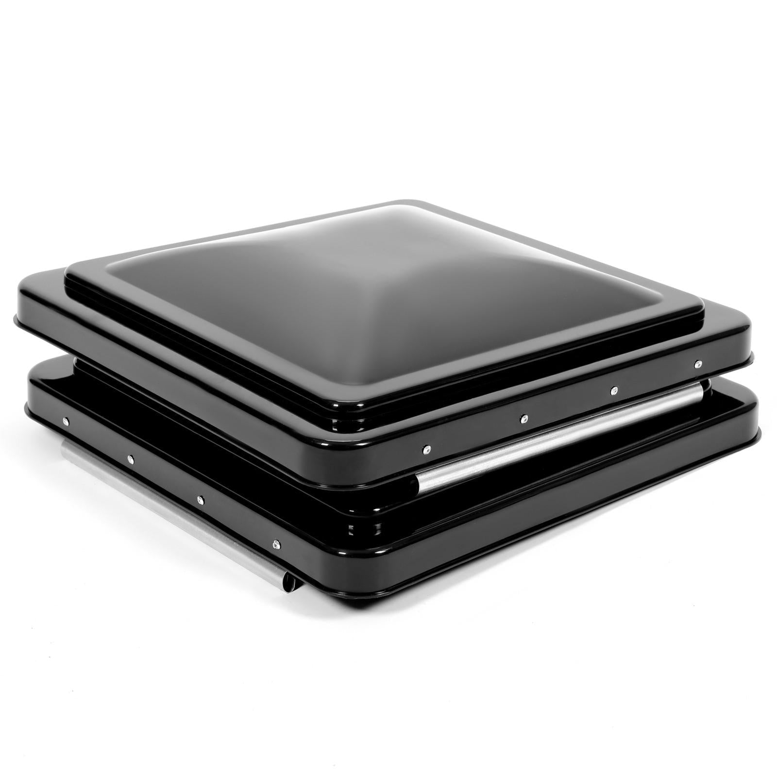 2PCS 14"X14" For RV Replacement Black Roof Vent Cover Camper Trailer Ventline