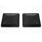2PCS 14"X14" For RV Replacement Black Roof Vent Cover Camper Trailer Ventline