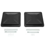 2PCS 14"X14" For RV Replacement Black Roof Vent Cover Camper Trailer Ventline