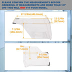 2 x Crisper Drawer Compatible with Frigidaire Refrigerator 240337103 240337107
