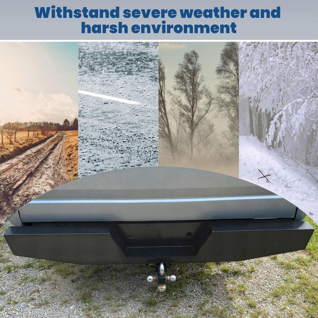 For 73-97 Ford F150 F250 F350 F-Series Full Size Steel Rear Bumper
