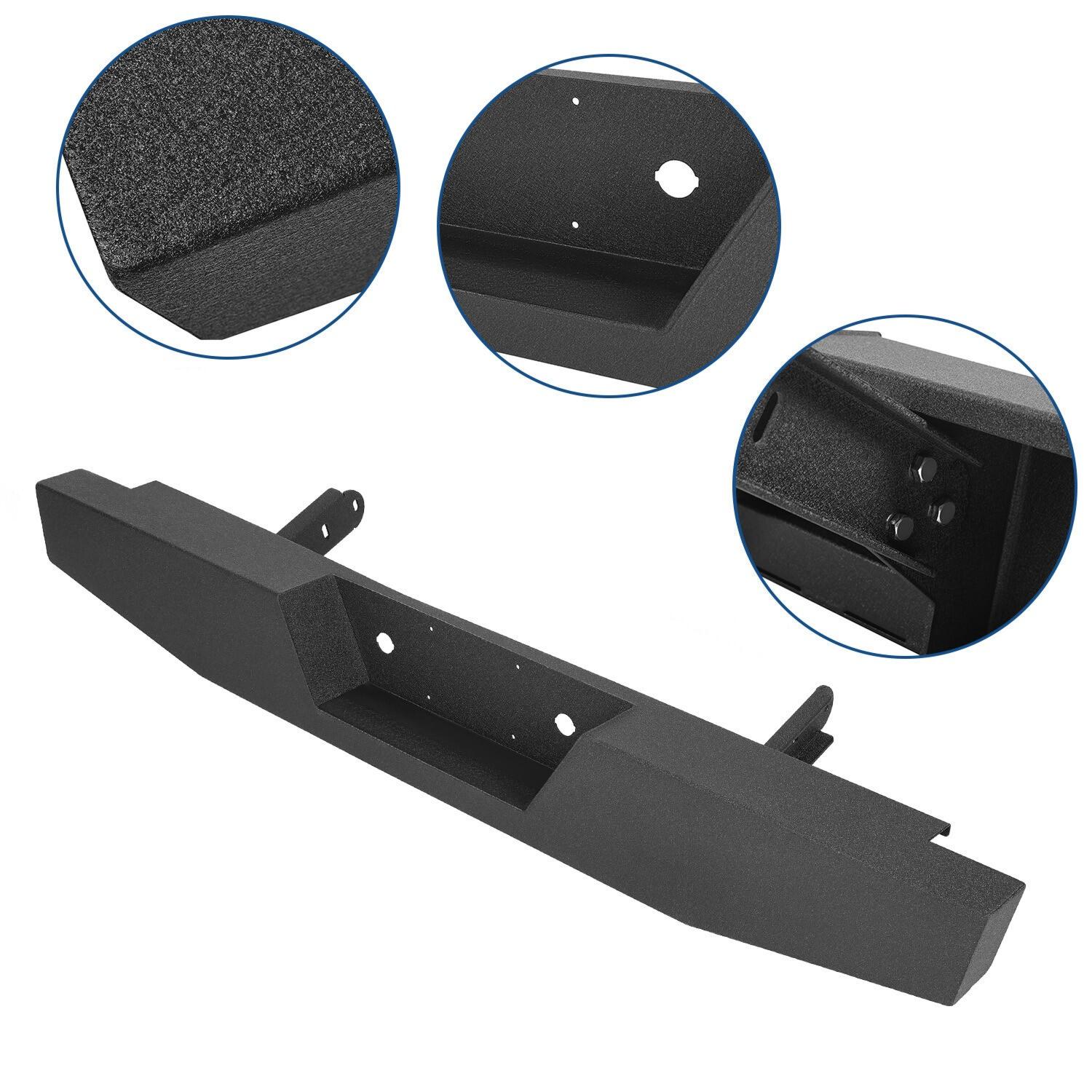 For 73-97 Ford F150 F250 F350 F-Series Full Size Steel Rear Bumper