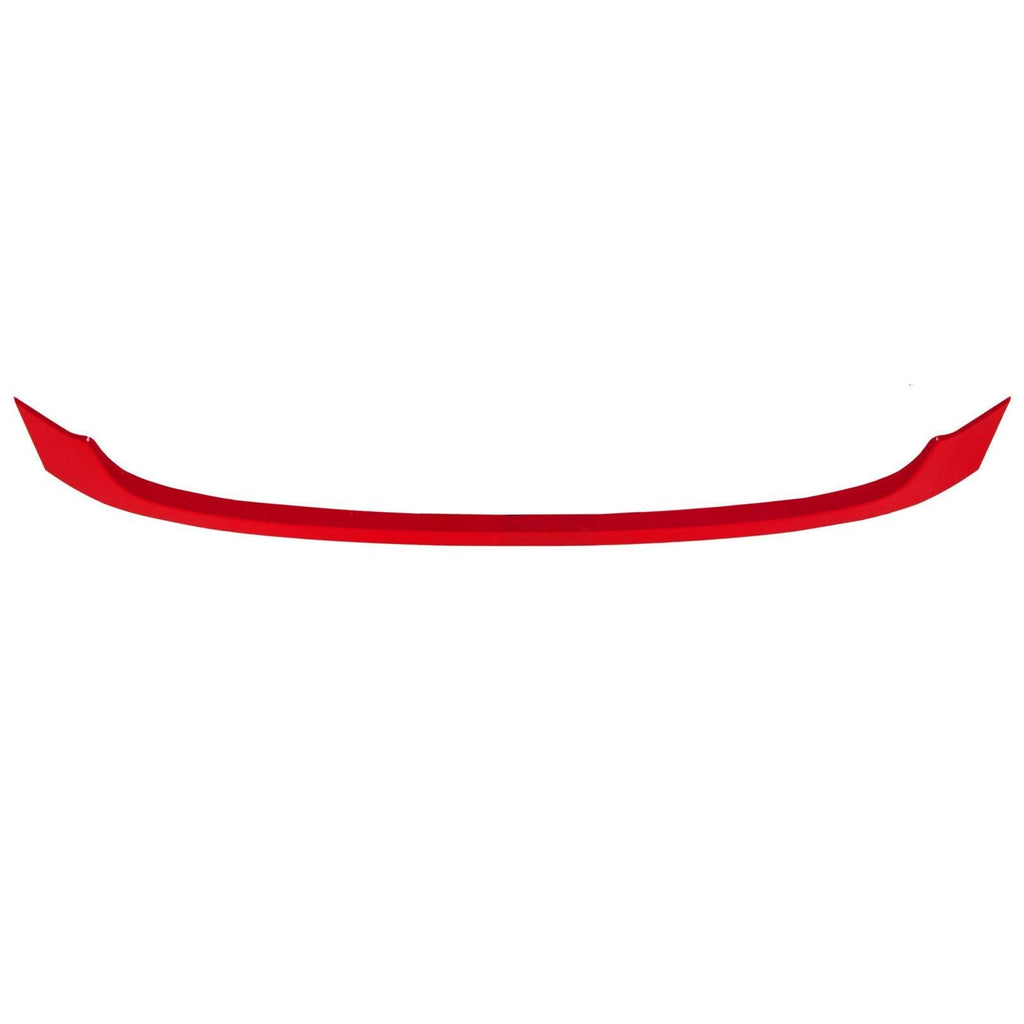 FOR 2016-2021 HONDA CIVIC JDM GLOSSY RED ABS FRONT GRILL TRIM COVER GARNISH- 3PC