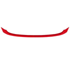 FOR 2016-2021 HONDA CIVIC JDM GLOSSY RED ABS FRONT GRILL TRIM COVER GARNISH- 3PC
